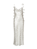 ROTATE BIRGER CHRISTENSEN WOMEN Midi Slip Dress White