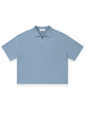 RUNDLE L'Enova Boxy Polo Shirt Sky Blue