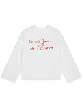 RUNDLE L'Enova Waffle Long Sleeve T-Shirt White