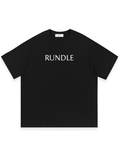 RUNDLE Logo Cotton T-Shirt Black