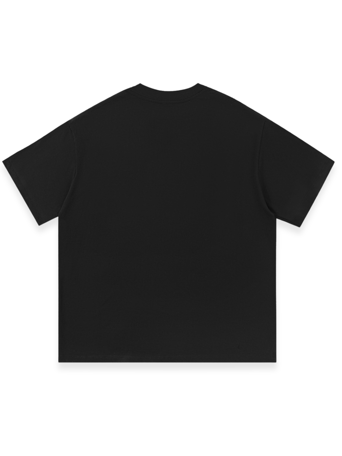 RUNDLE Logo Cotton T-Shirt Black