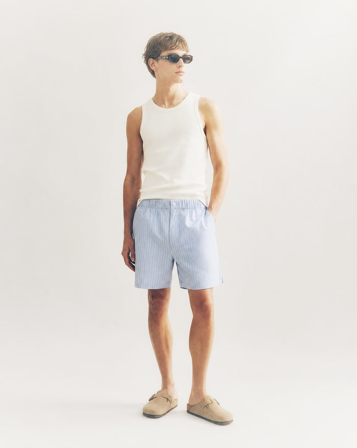 RUNDLE Ribbed Tank Top Cream