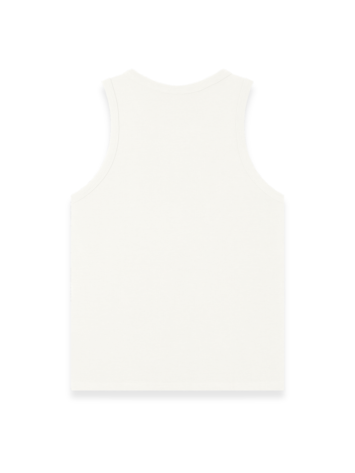 RUNDLE Ribbed Tank Top Cream