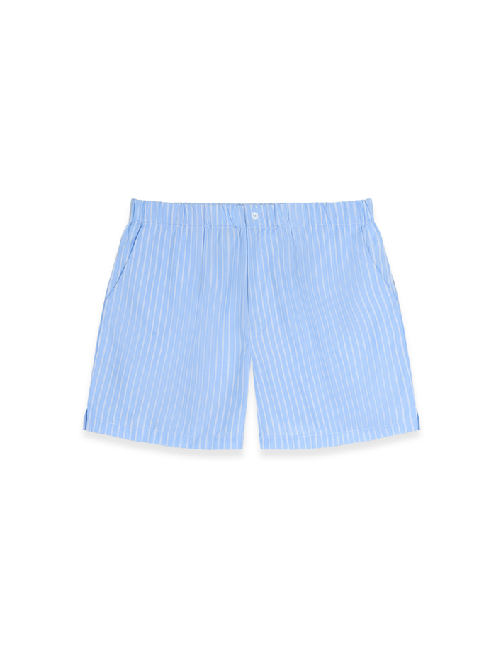 RUNDLE Striped Shorts Coastal Blue