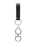 SALVATORE FERRAGAMO Gancini Keychain Black - MAISONDEFASHION.COM
