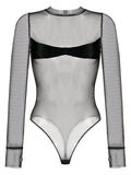 SAMI MIRO VINTAGE O.G. Bodysuit V2 Black - MAISONDEFASHION.COM