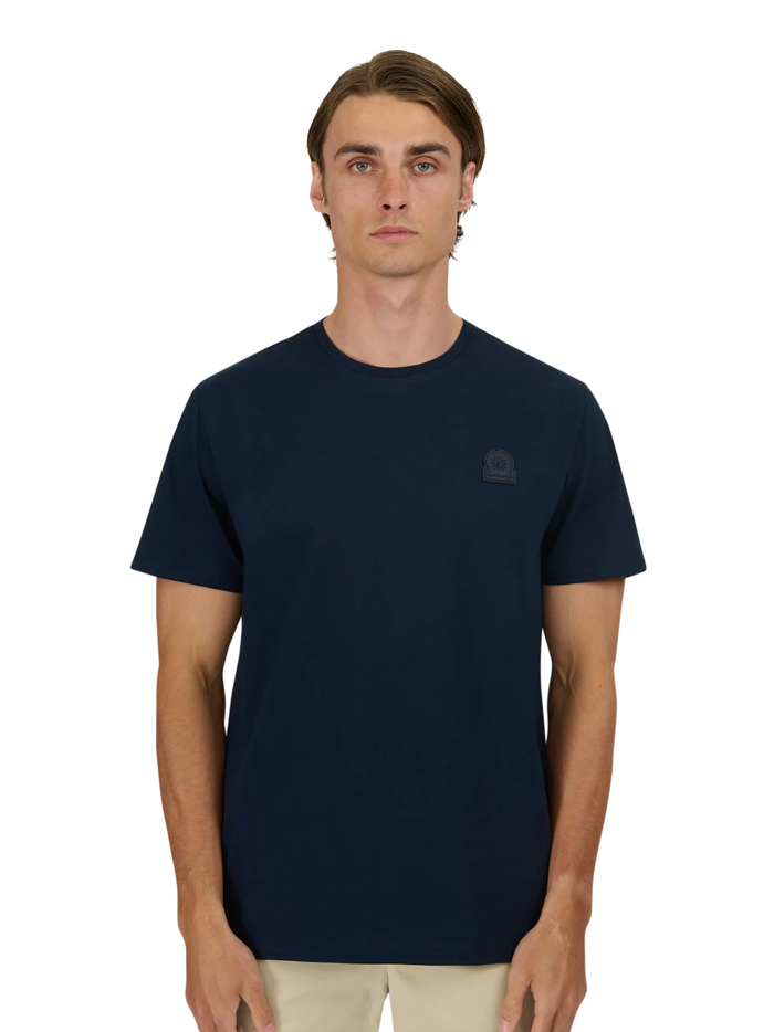 SANDBANKS Badge Logo T-Shirt Anthracite