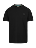 SANDBANKS Rubberised Badge Logo T-Shirt Black
