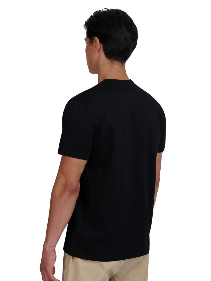 SANDBANKS Rubberised Badge Logo T-Shirt Black