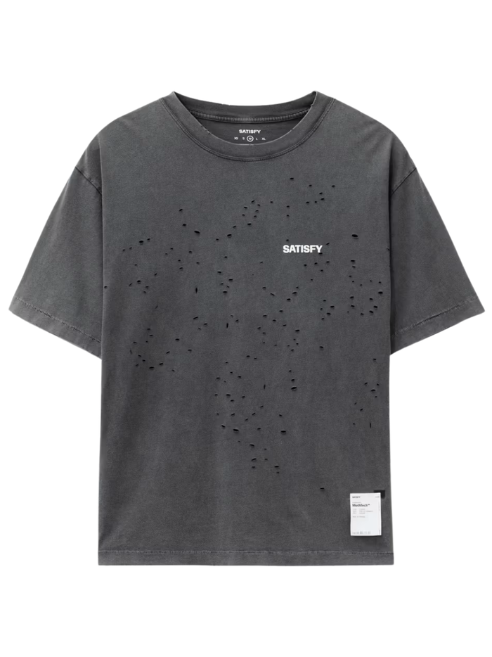 SATISFY MothTech T-Shirt Aged Black