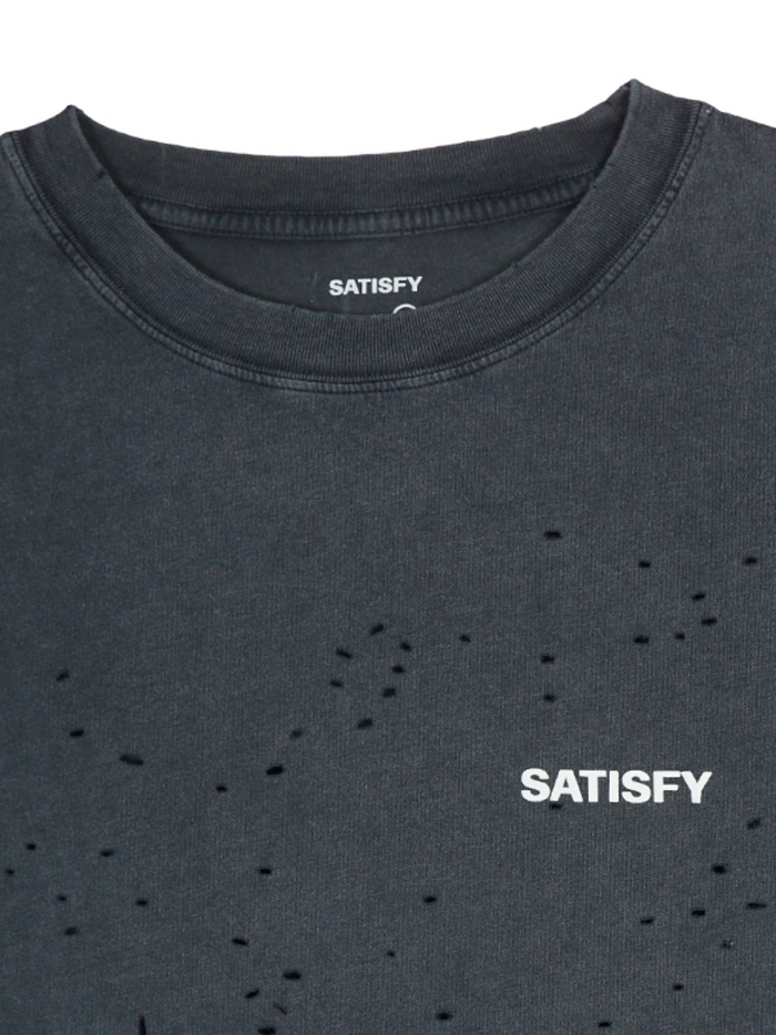 SATISFY MothTech T-Shirt Aged Black