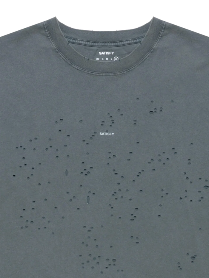 SATISFY MothTech T-Shirt Faded Black