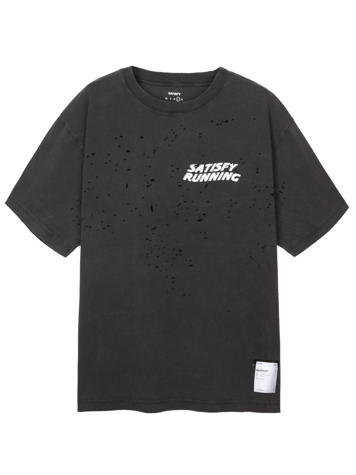 SATISFY MothTech Wave T-Shirt Aged Black