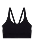 SPORTY & RICH WOMEN Bold Health Active Bra Black - MAISONDEFASHION.COM
