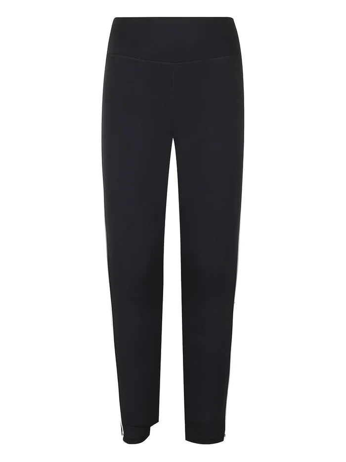 SPORTY & RICH WOMEN Bold Health Leggings Black - MAISONDEFASHION.COM