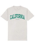 SPORTY & RICH WOMEN California T-Shirt Heather Gray - MAISONDEFASHION.COM