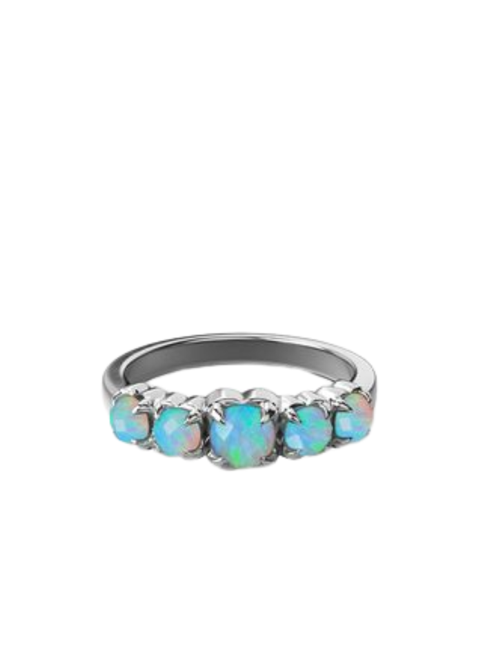 STOLEN GIRLFRIENDS CLUB WOMEN Halo Cluster Ring Silver - MAISONDEFASHION.COM