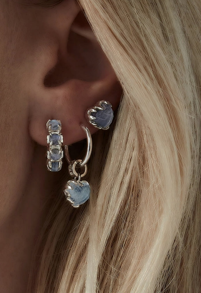 STOLEN GIRLFRIENDS CLUB WOMEN Love Claw Stud Earrings Silver - MAISONDEFASHION.COM
