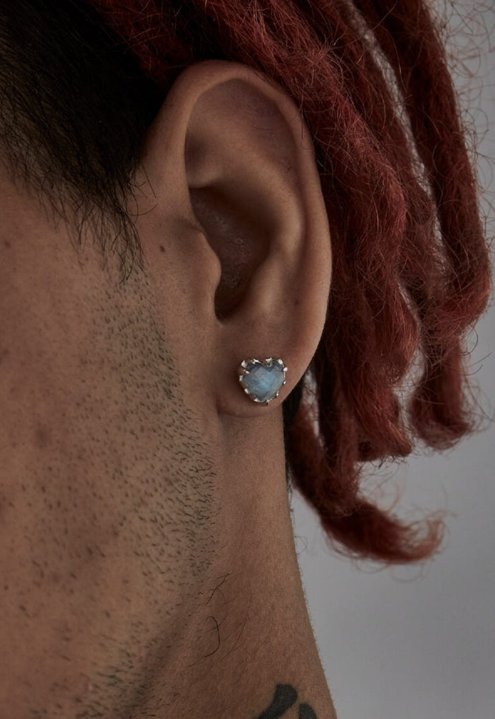 STOLEN GIRLFRIENDS CLUB WOMEN Love Claw Stud Earrings Silver - MAISONDEFASHION.COM