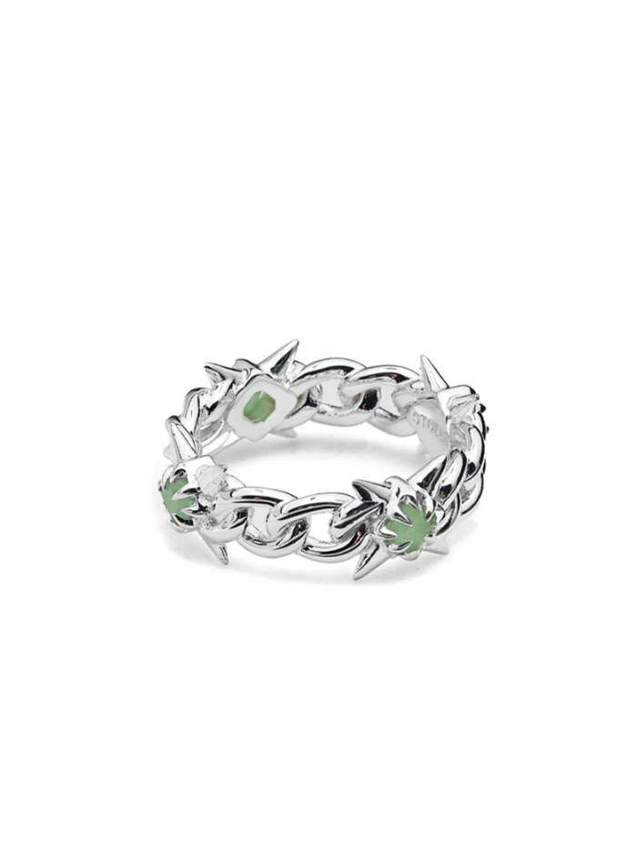 STOLEN GIRLFRIENDS CLUB WOMEN Precious Punk Eternity Ring Silver - MAISONDEFASHION.COM