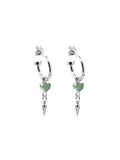 STOLEN GIRLFRIENDS CLUB WOMEN Punk Spike Anchor Earrings Silver - MAISONDEFASHION.COM