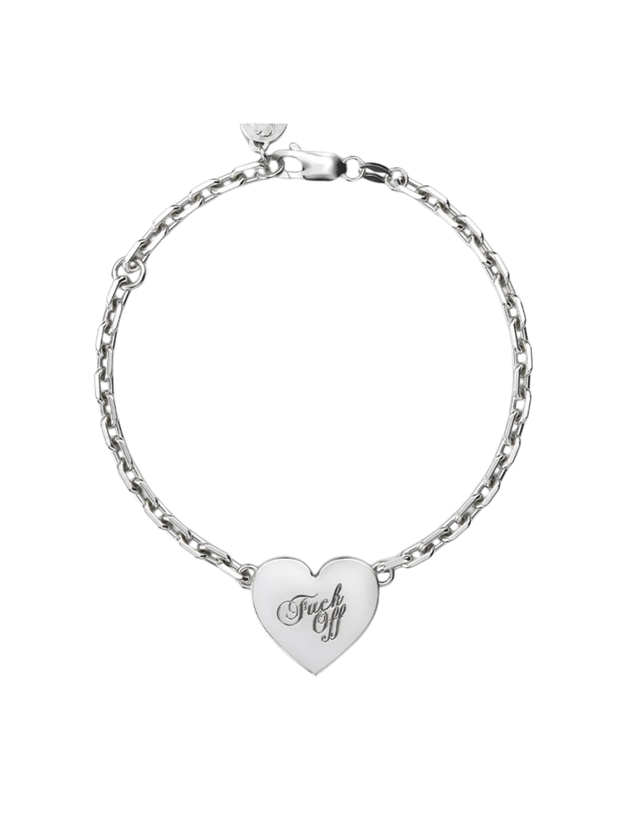 STOLEN GIRLFRIENDS CLUB WOMEN Warm Welcome Heart Bracelet Silver - MAISONDEFASHION.COM