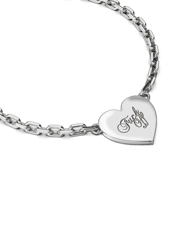 STOLEN GIRLFRIENDS CLUB WOMEN Warm Welcome Heart Bracelet Silver - MAISONDEFASHION.COM