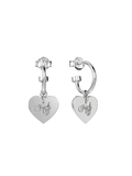 STOLEN GIRLFRIENDS CLUB WOMEN Warm Welcome Heart Earrings Silver - MAISONDEFASHION.COM