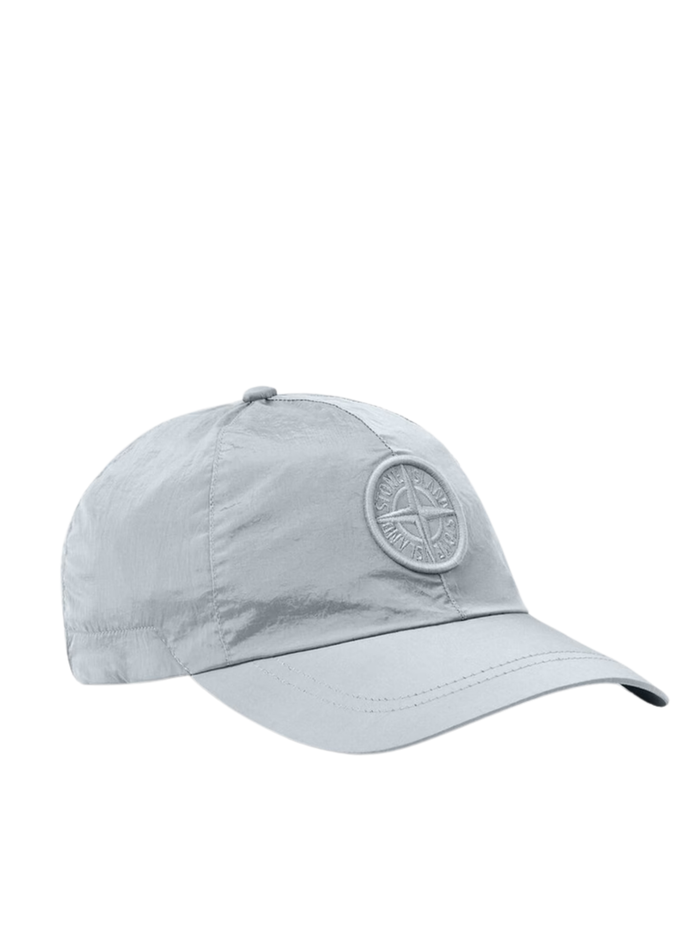 STONE ISLAND Compass Embroidery Baseball Cap Ash Grey
