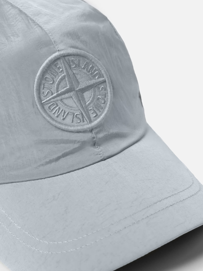 STONE ISLAND Compass Embroidery Baseball Cap Ash Grey