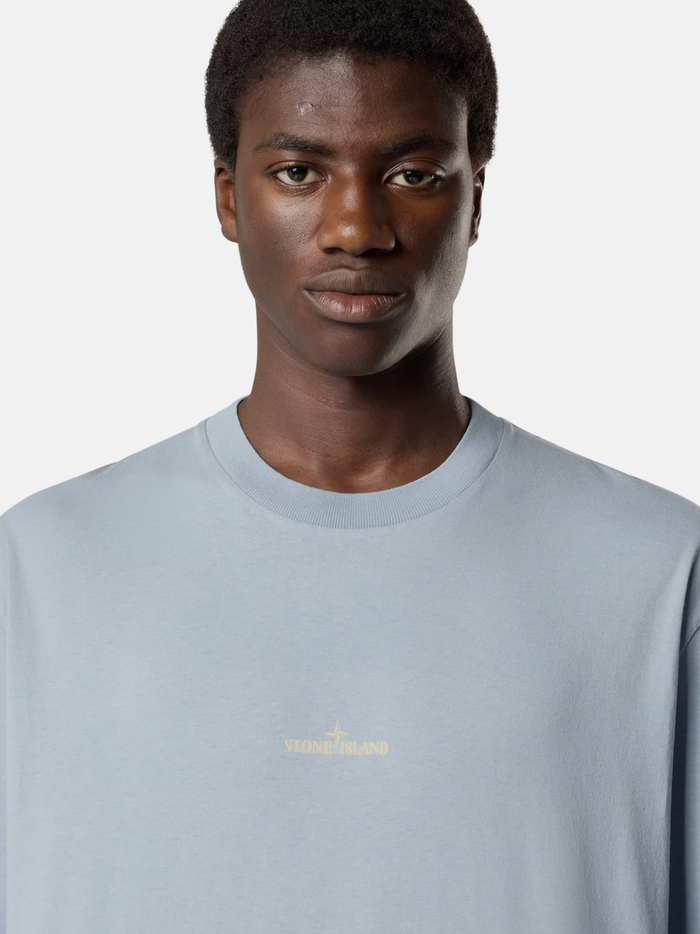 STONE ISLAND Desert-Print Regular-Fit T-shirt Ash Grey