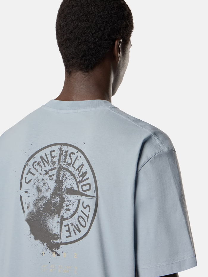 STONE ISLAND Desert-Print Regular-Fit T-shirt Ash Grey