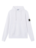 STONE ISLAND Kangaroo Pocket Hoodie White - MAISONDEFASHION.COM
