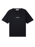 STONE ISLAND KIDS Boys Brush Fade Camo Compass-print T-shirt Black