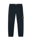 STONE ISLAND KIDS Boys Compass Badge Cargo Trousers Navy - MAISONDEFASHION.COM
