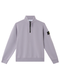 STONE ISLAND KIDS Boys Compass-Badge High-Neck Sweatshirt Lilac - MAISONDEFASHION.COM