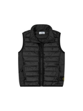 STONE ISLAND KIDS Boys Compass Badge Quilted Gilet Black - MAISONDEFASHION.COM