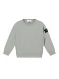 STONE ISLAND KIDS Boys Compass Badge Sweatshirt Grey - MAISONDEFASHION.COM