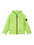 STONE ISLAND KIDS Boys Hooded Pocket Jacket Lime - MAISONDEFASHION.COM