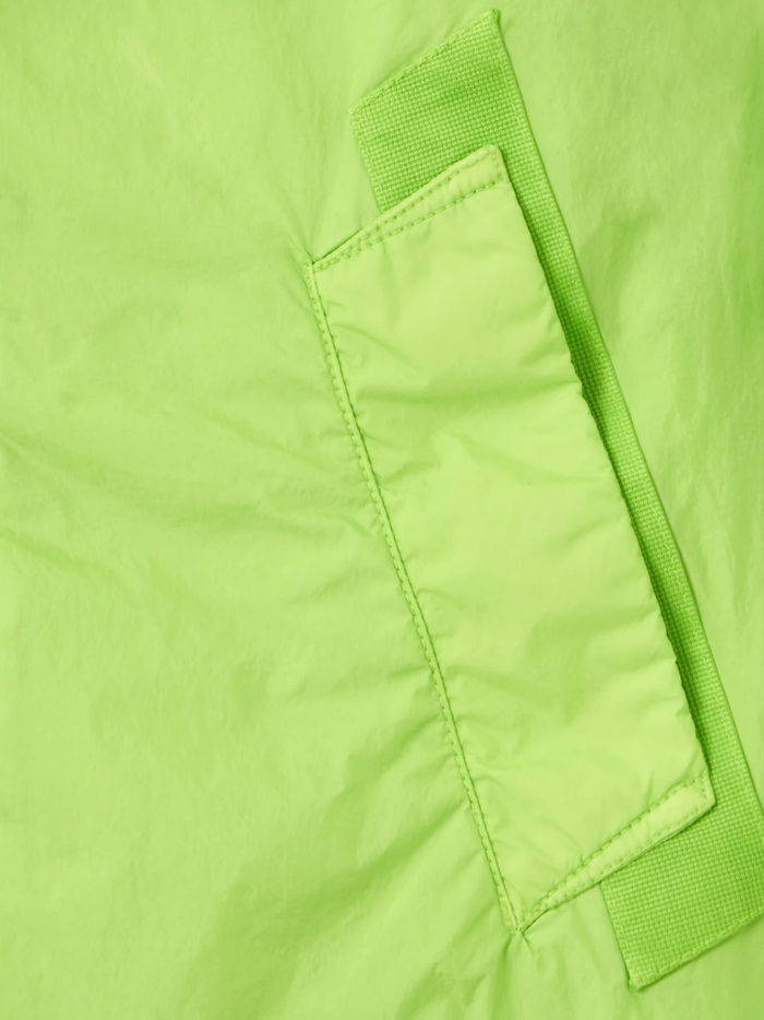 STONE ISLAND KIDS Boys Hooded Pocket Jacket Lime - MAISONDEFASHION.COM