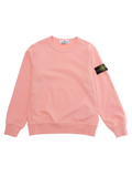 STONE ISLAND KIDS Boys Logo Patch Sweatshirt Pink - MAISONDEFASHION.COM