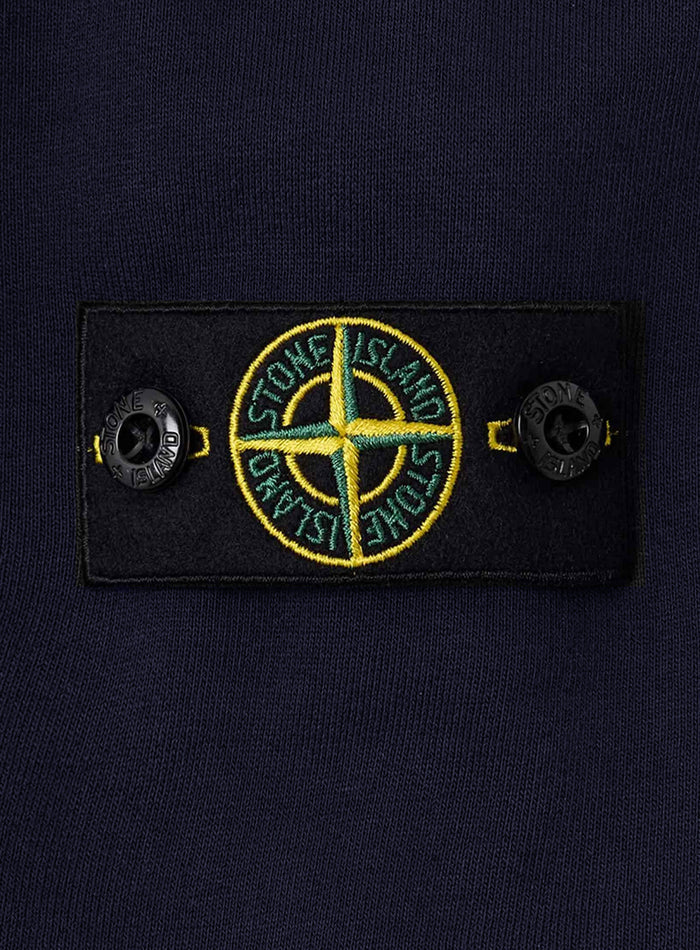 STONE ISLAND KIDS Boys Padded Wind-resistant Jacket Navy Blue - MAISONDEFASHION.COM