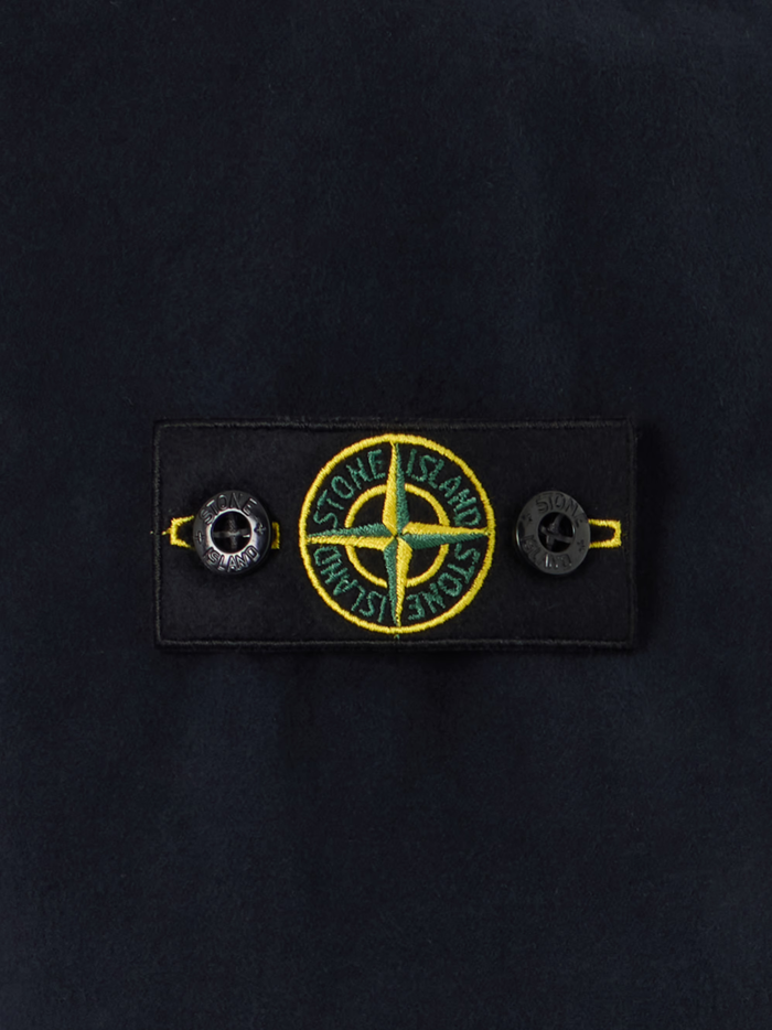 STONE ISLAND KIDS Boys Patch Pocket Button Down Shirt Navy - MAISONDEFASHION.COM