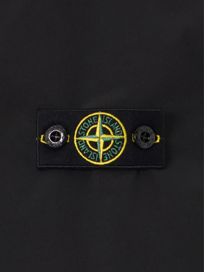 STONE ISLAND KIDS Boys Primaloft® Hooded Parka Jacket Black - MAISONDEFASHION.COM