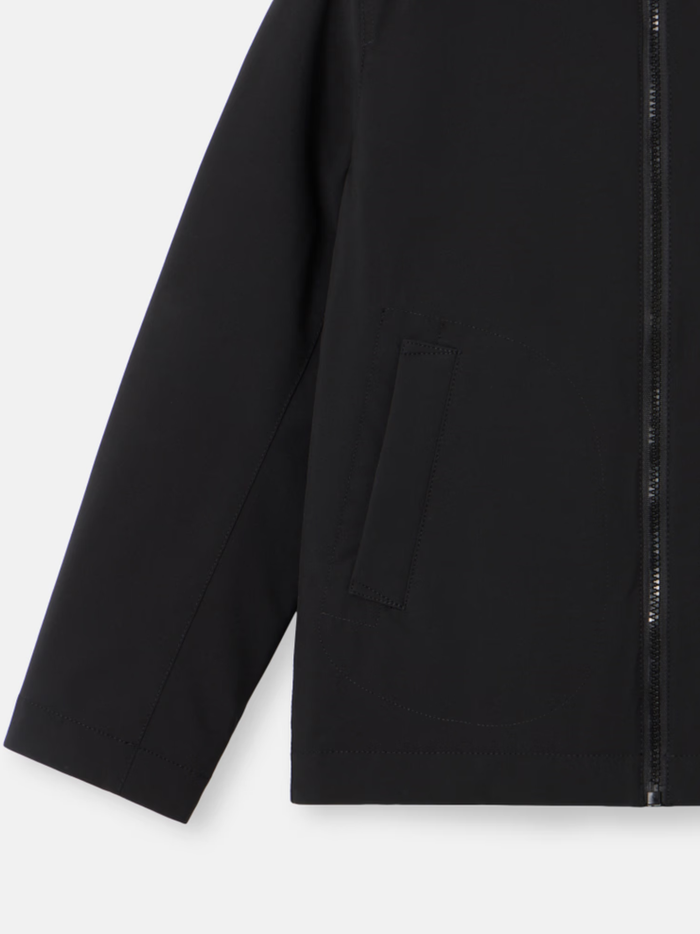 STONE ISLAND KIDS Boys Primaloft® Hooded Parka Jacket Black - MAISONDEFASHION.COM