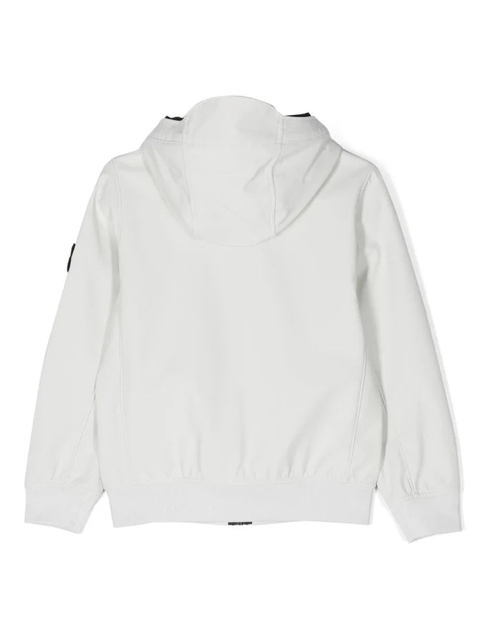 STONE ISLAND KIDS Lightweight Jacket Grey - MAISONDEFASHION.COM