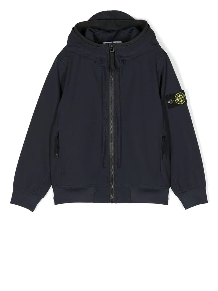 STONE ISLAND KIDS Lightweight Jacket Navy - MAISONDEFASHION.COM