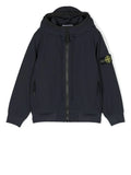 STONE ISLAND KIDS Lightweight Jacket Navy - MAISONDEFASHION.COM