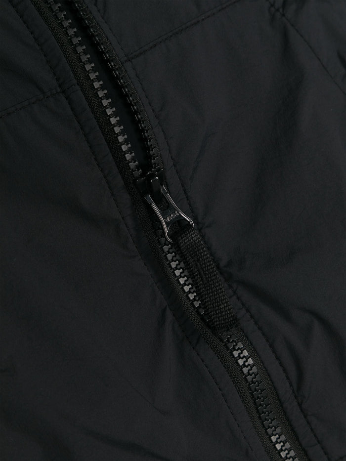 STONE ISLAND KIDS Logo Patch Compass Lightweight Hooded Jacket Black - MAISONDEFASHION.COM