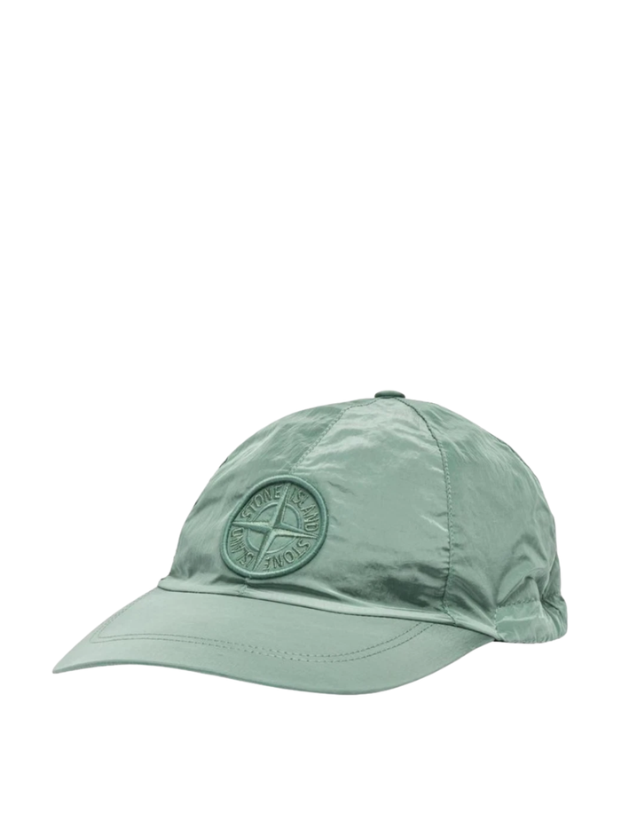 STONE ISLAND Nylon Metal Cap Aqua - MAISONDEFASHION.COM